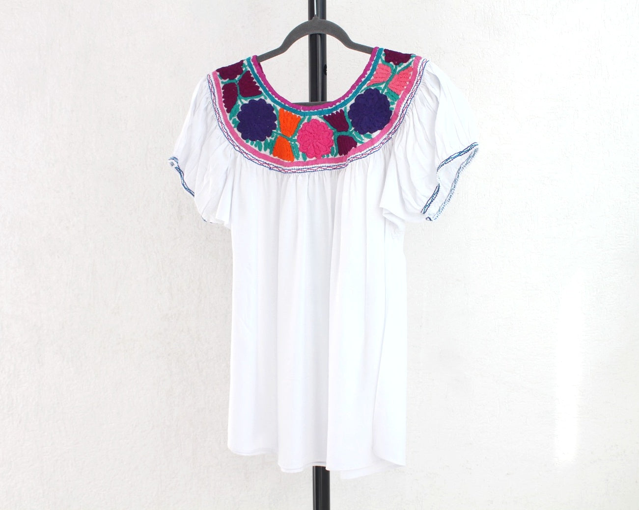 Blusa Aguacatenango Blanco Colores