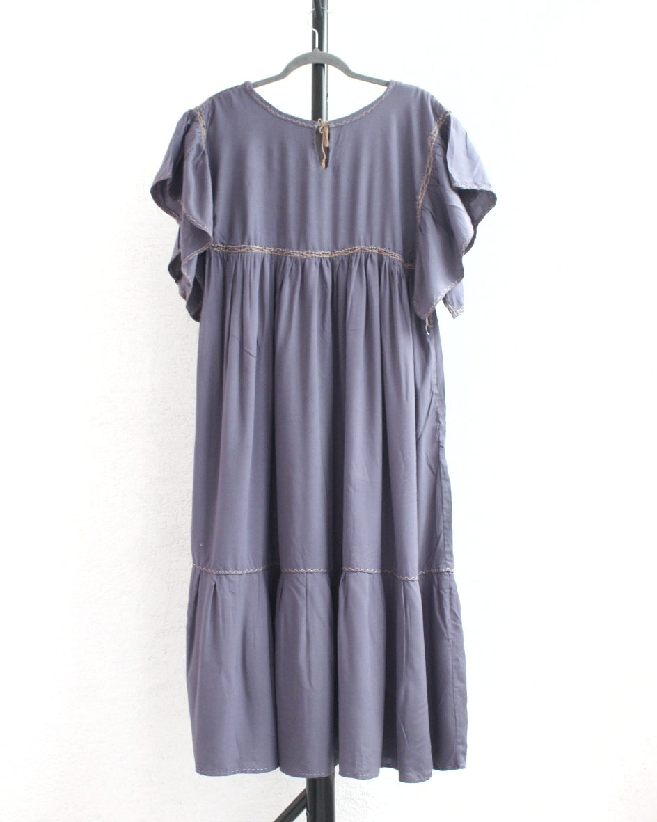 Vestido Margarita Estrellas Gris  XL - XXL