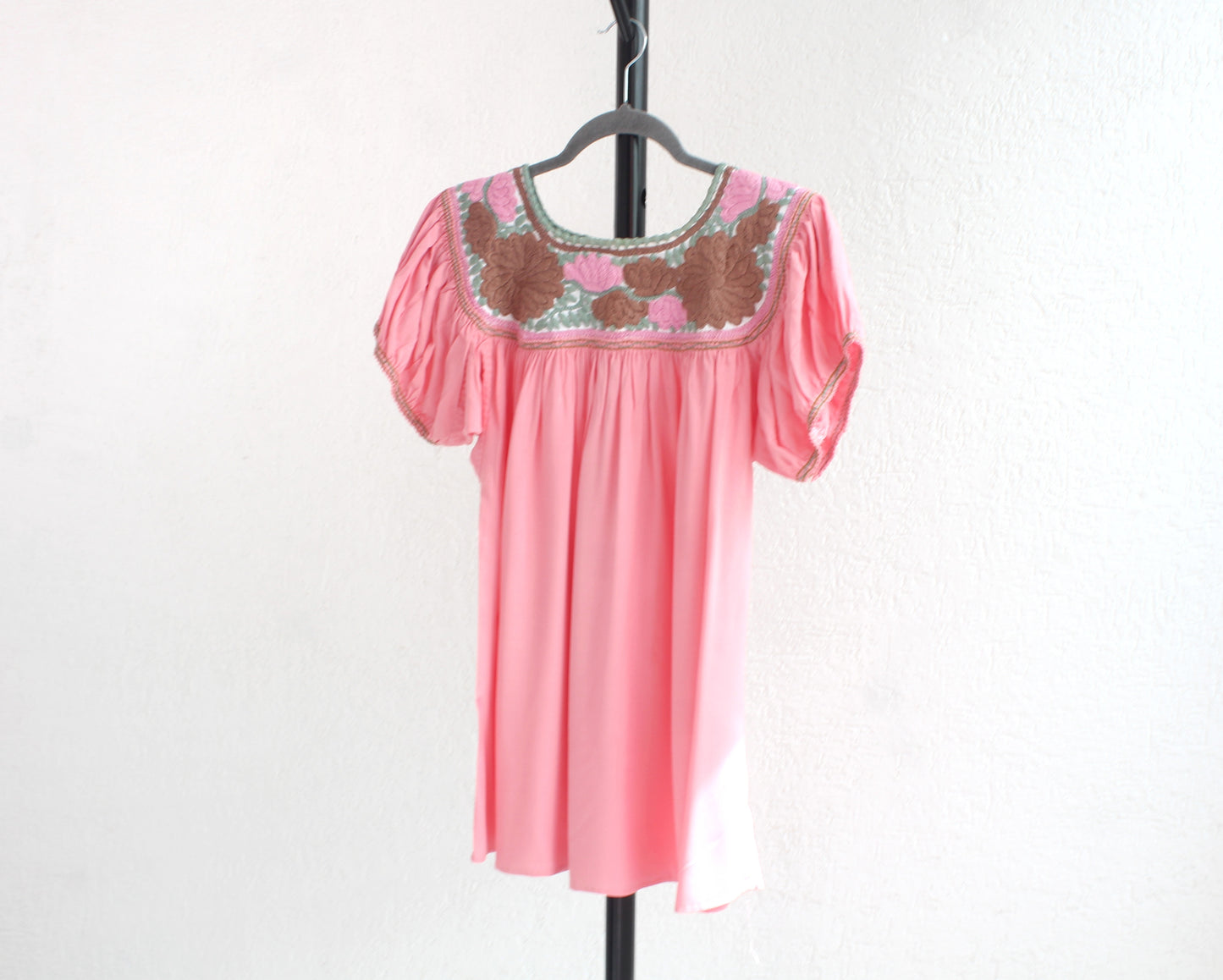 Blusa Aguacatenango Rosa Café Menta