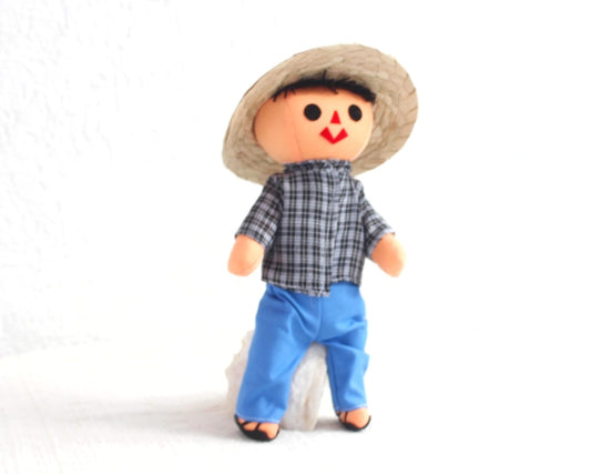 Muñeco Panchito Grande Azul