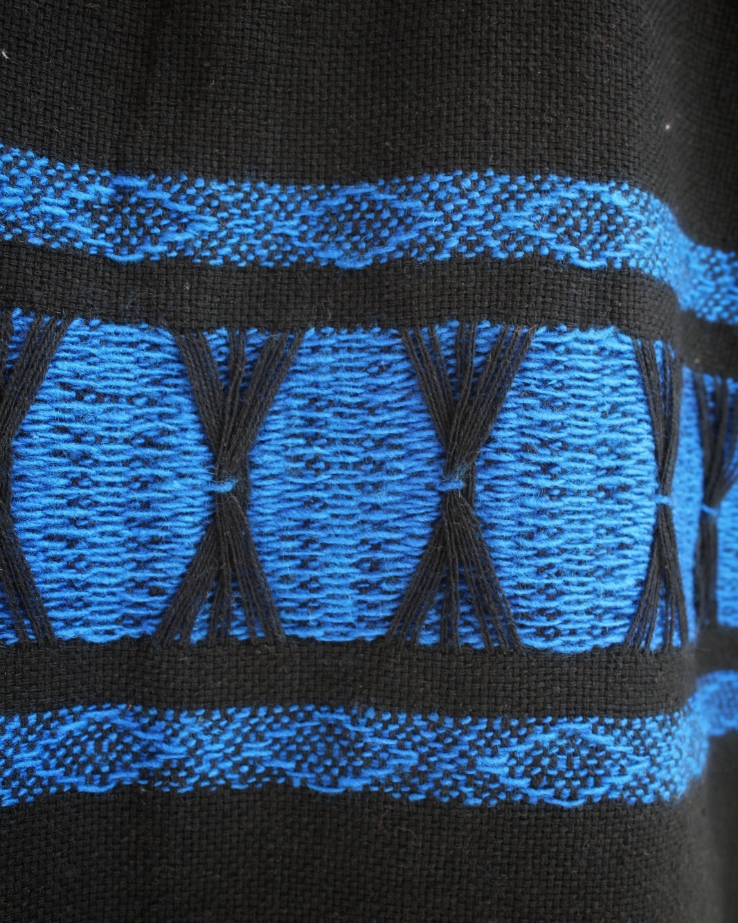 Huipil Ali Negro Azul XL XXL