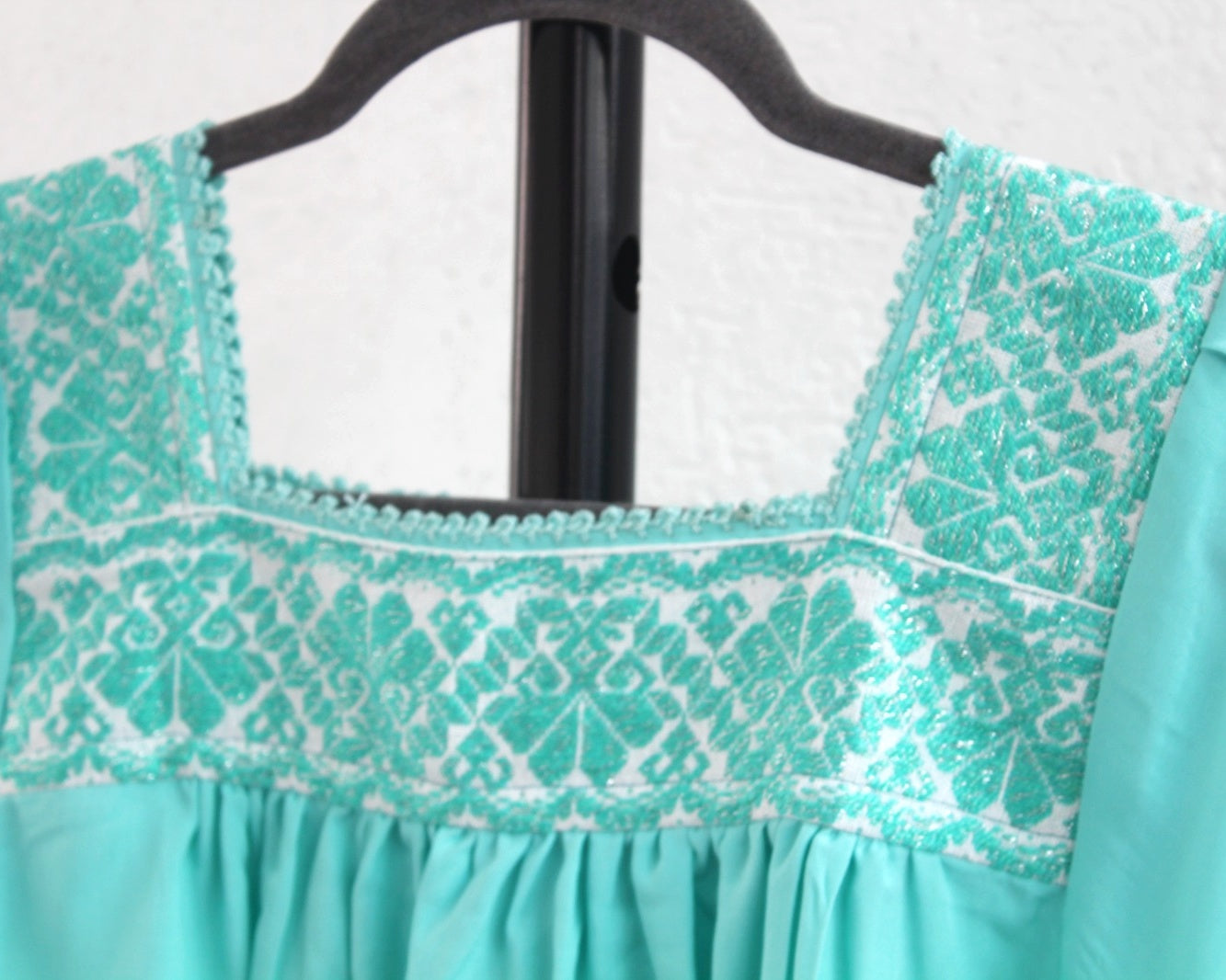 Blusa Tania Aqua Florecitas CH - M