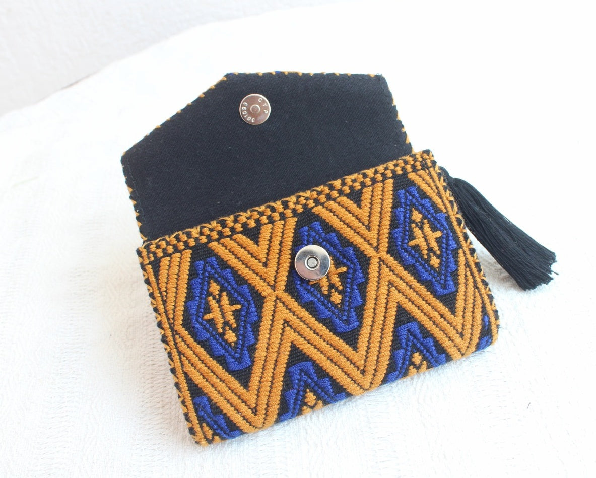 Cartera EstrellitasAzul Marino Mostaza