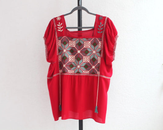 Blusa Maribel Rojo Colores L XL