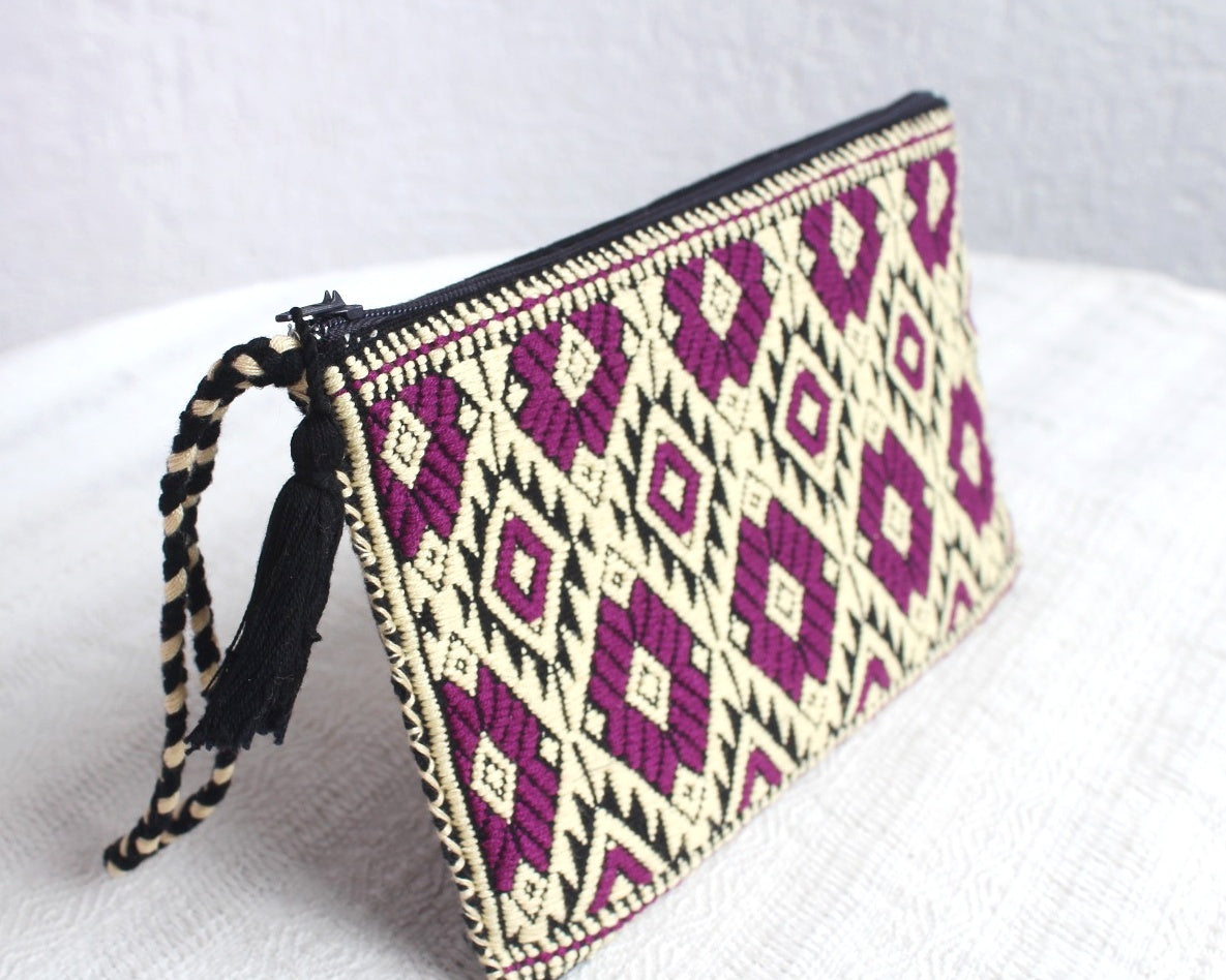 Neceser Estrellas Beige Violeta