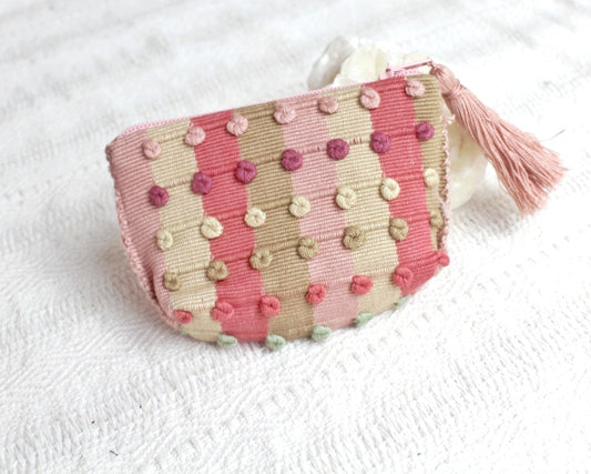 Mini Monedero Nuditos Rosa Coral Beige