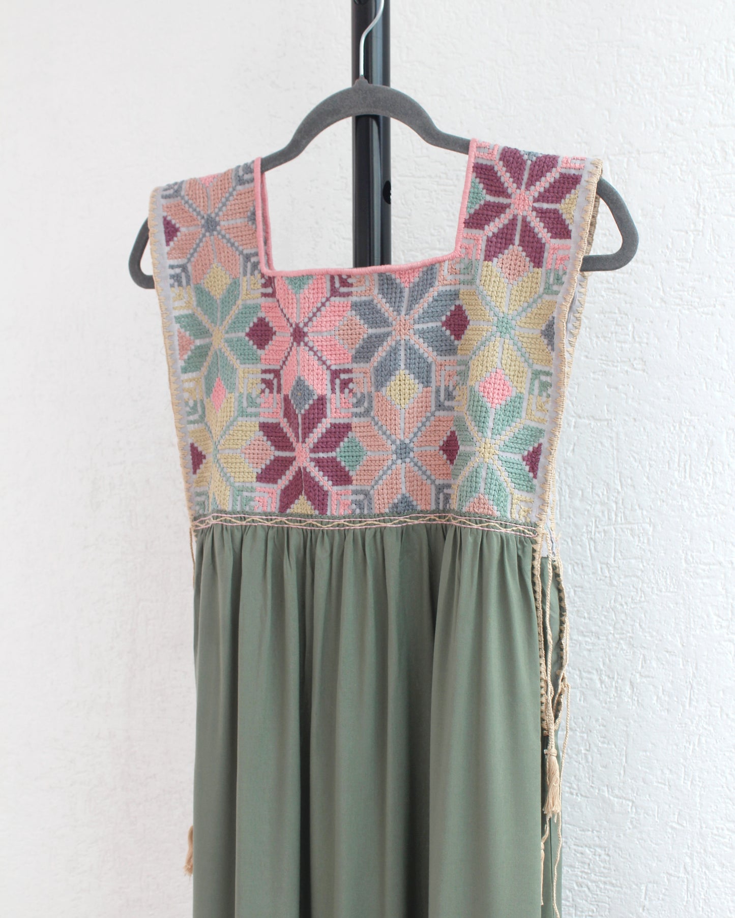 Vestido Teresa Menta Rosa Unitalla