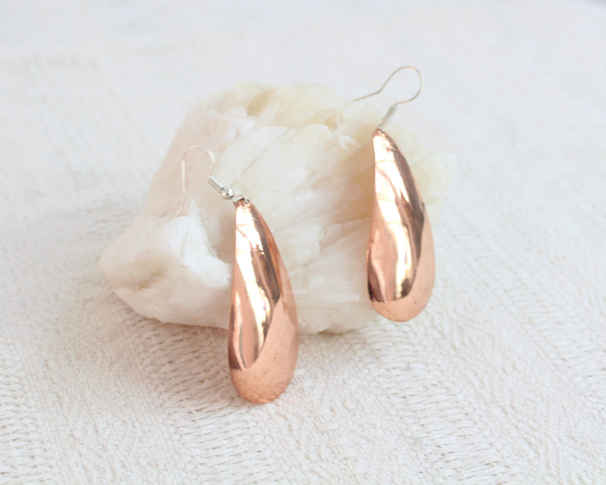 Aretes Cobre Gotas