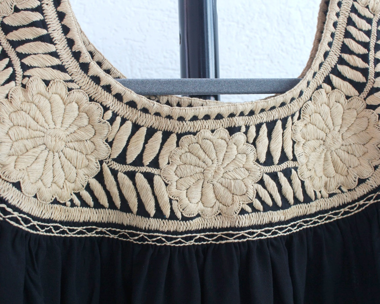 Blusa Aguacatenango Negro Beige