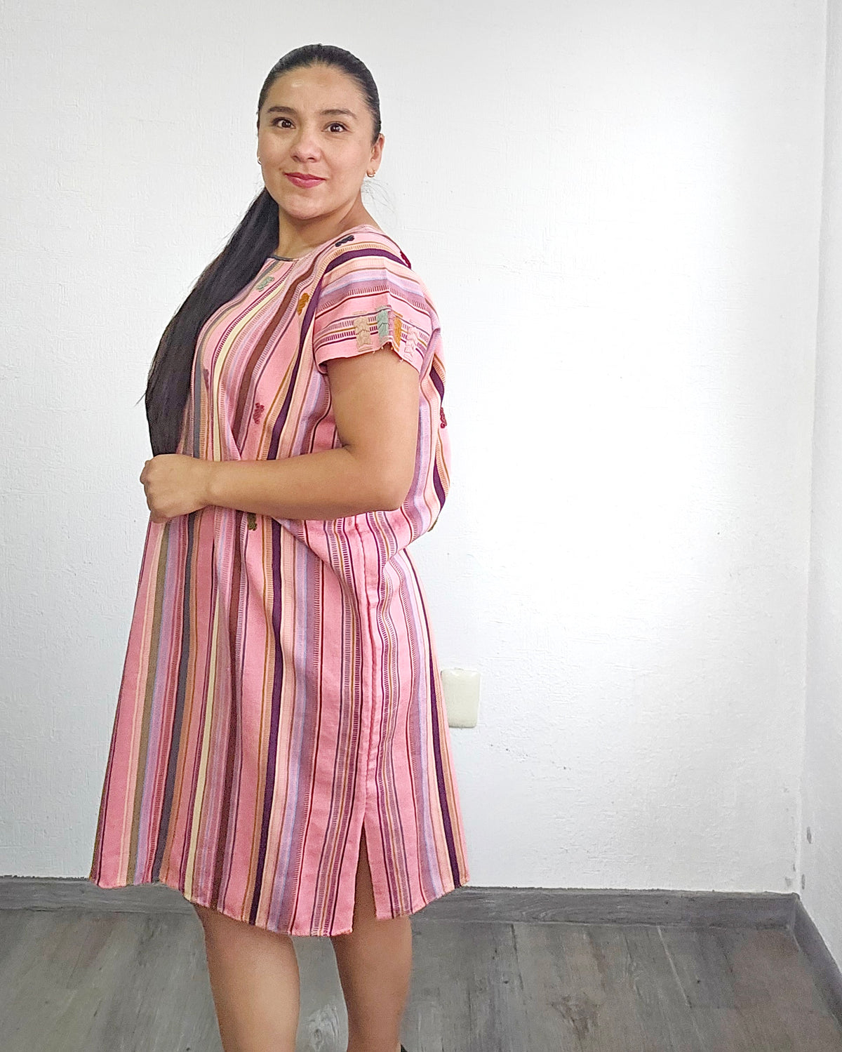 Huipil Pantheló Rosa