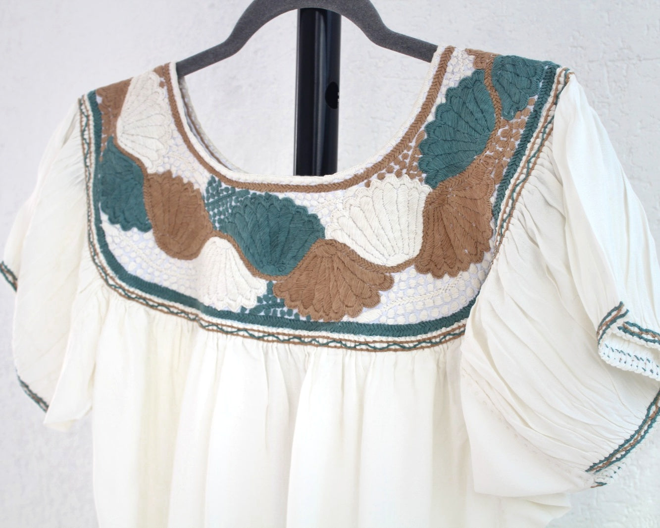 Blusa Aguacatenango Perla Azul Menta