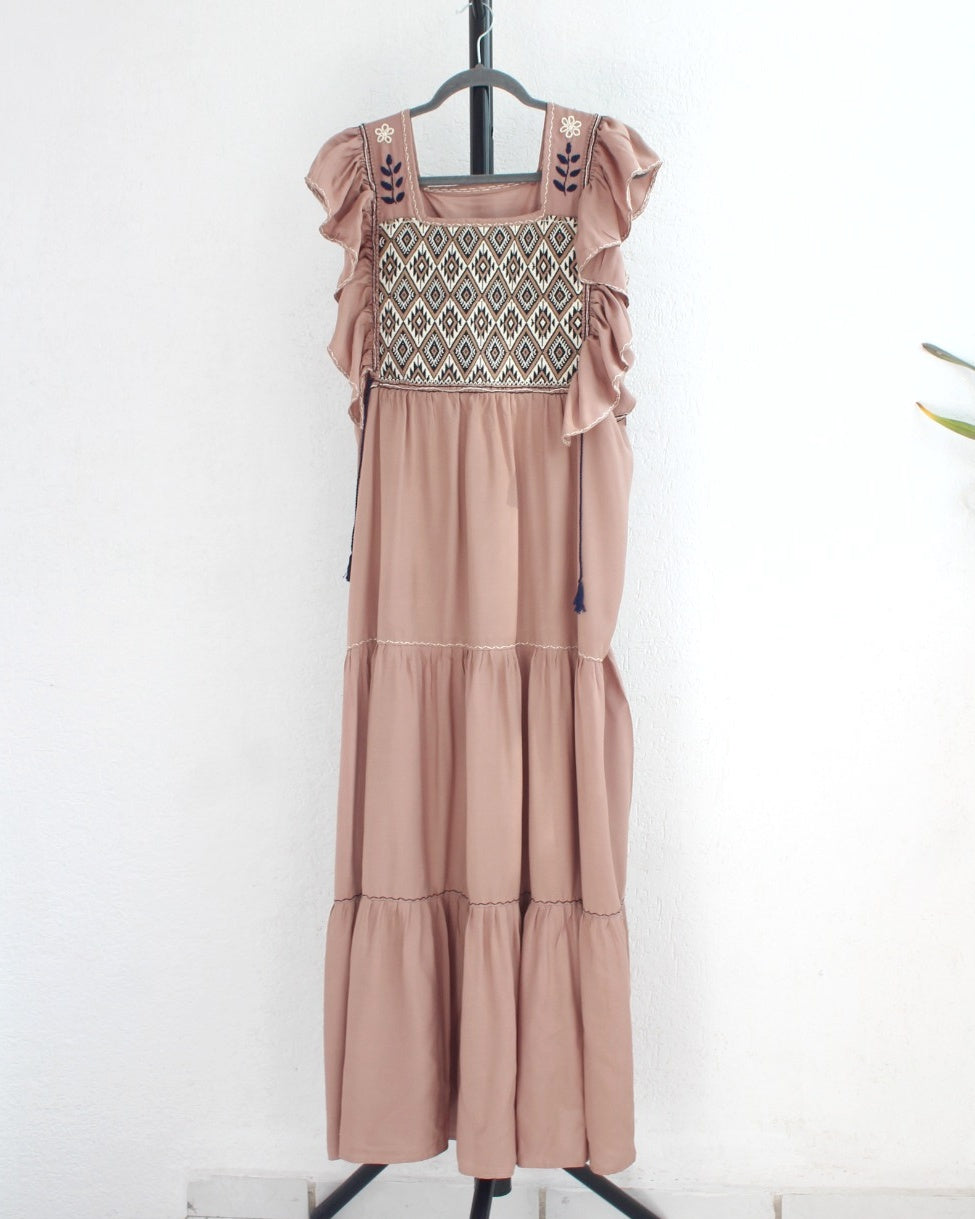 Vestido Josefina Capuchino Negro Unitalla