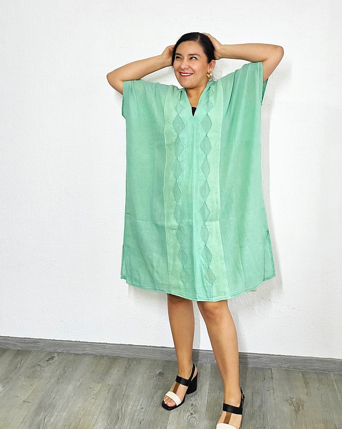 Huipil Largo Betaza Bugambilia 2XL 3XL
