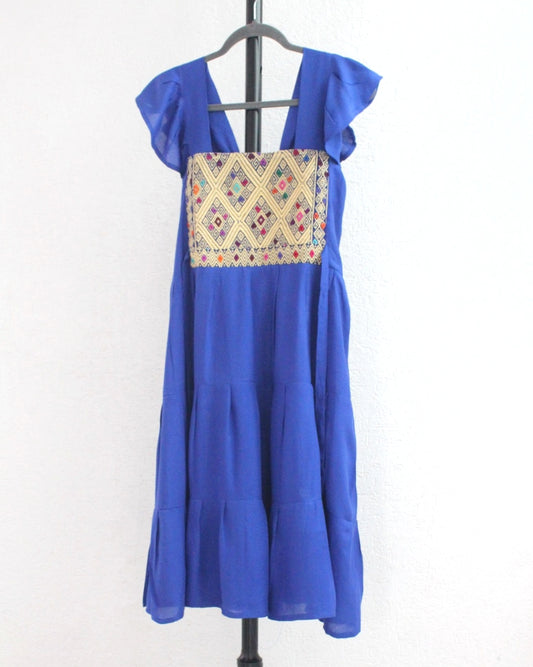 Vestido Anita Corto Azul