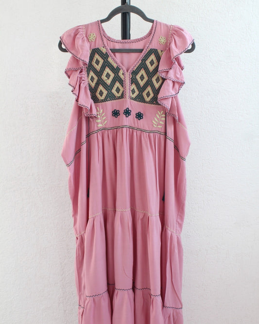 Vestido Antonia Rosa Verde