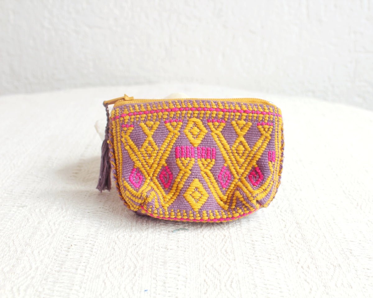 Mini Monedero Sapos Amarillo Rosa