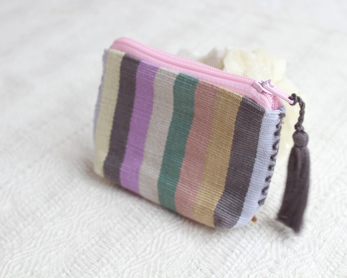 Mini Monedero Nuditos Gris Lila Rosa