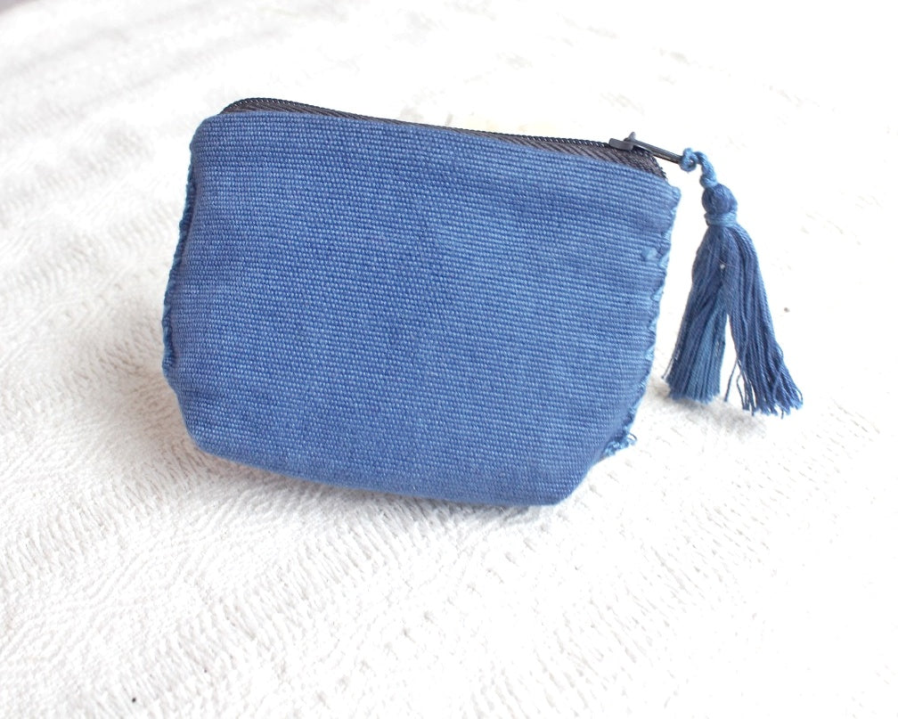 Mini Monedero Sapos Azul Café
