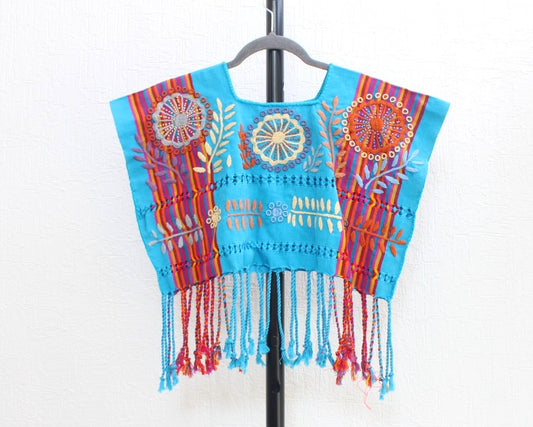 Crop Top Flores Rococo Azul Rojo Naranja