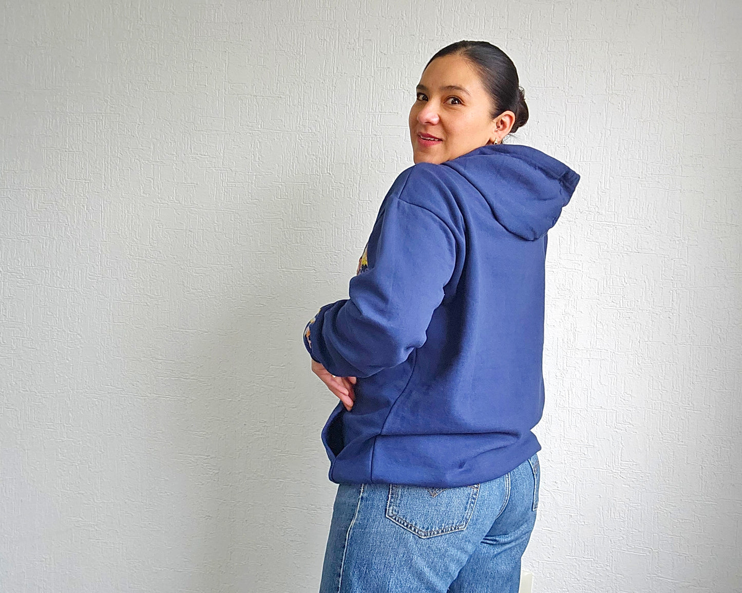 Sudadera L Tenago Azul Marino