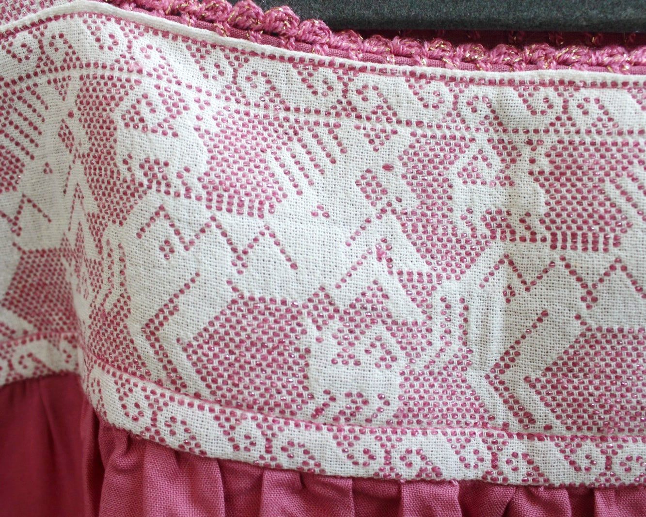 Blusa Bordada Tania Rosa Venados Pepenado