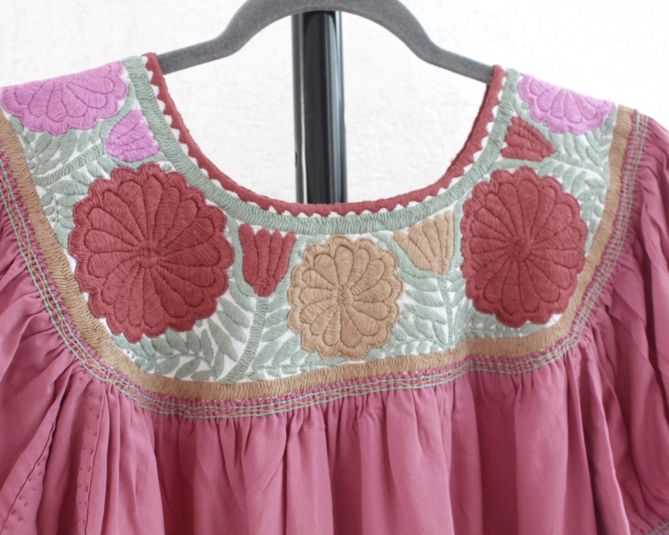 Blusa Aguacatenango Rosa Palo Beige