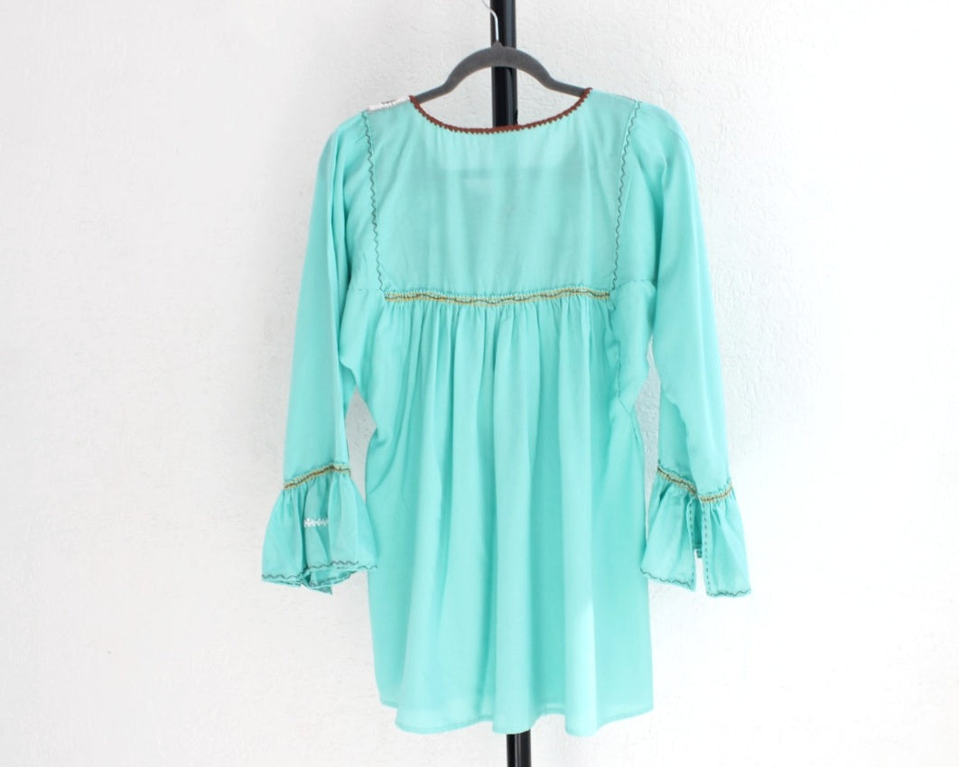 Blusa Leonor Aqua Unitalla