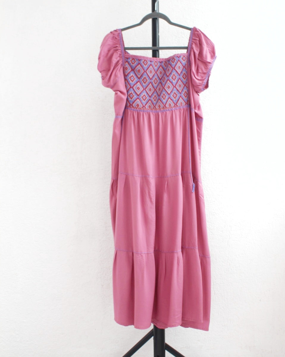 Vestido Gloria Rosa Azul  S M L