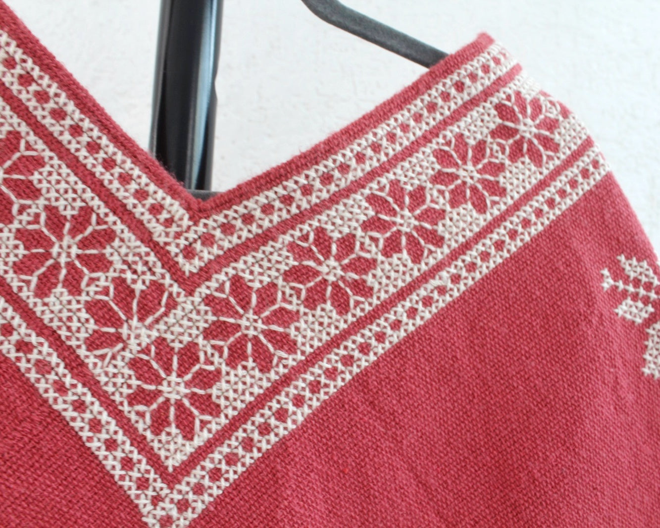 Mañanita Estrellas Rosa Blanco Punto de Cruz