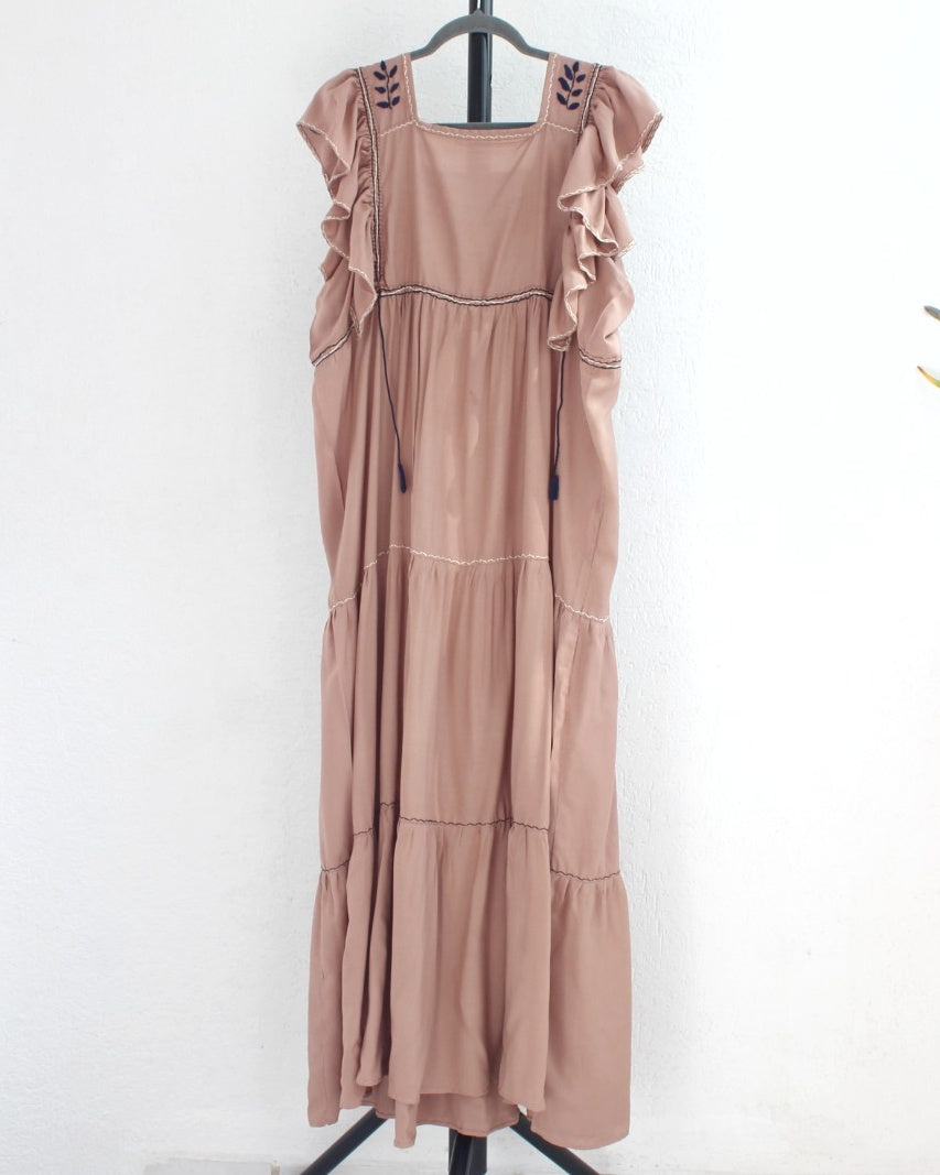Vestido Josefina Capuchino Negro Unitalla