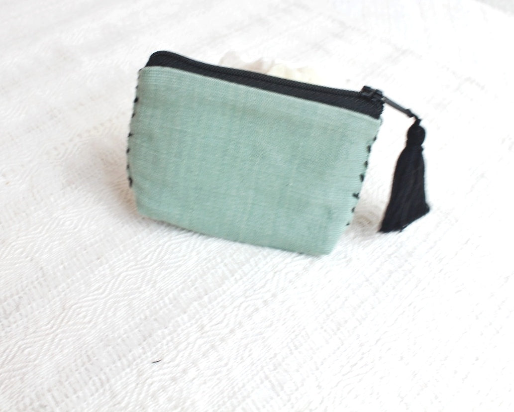 Mini Monedero Sapos Menta Negro