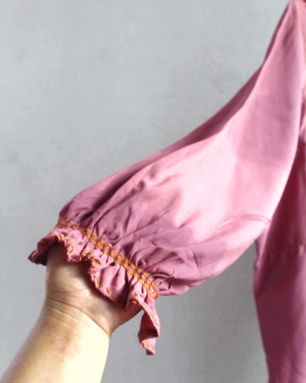 Vestido Julia Flores Manga  XL / XXL Rosa
