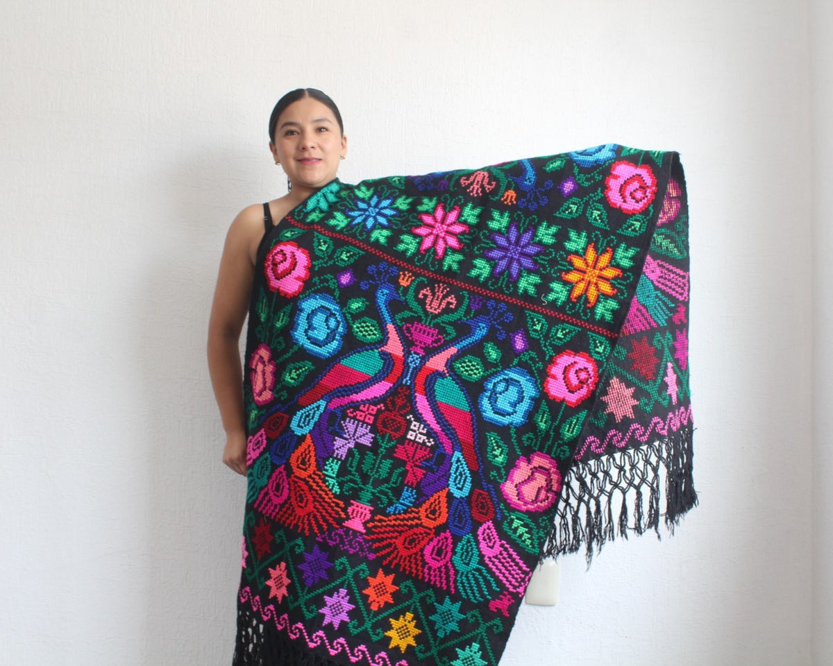 Rebozo Pavoreal Colores