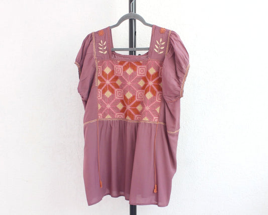 Blusa Maribel Malva Rosa L XL