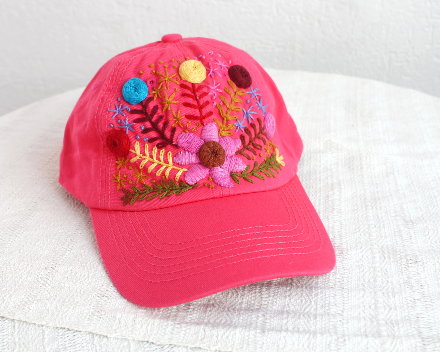 Gorra Flores Coral