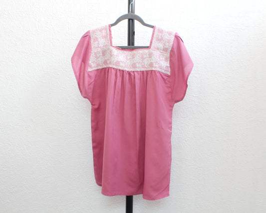 Blusa Bordada Tania Rosa Venados Pepenado