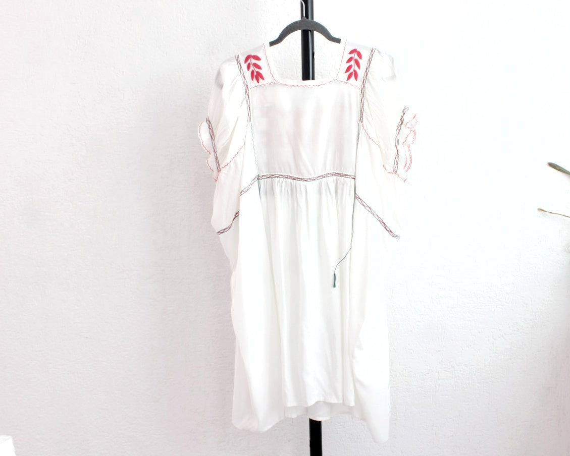 Blusa Juana Blanco Rosa  2XL