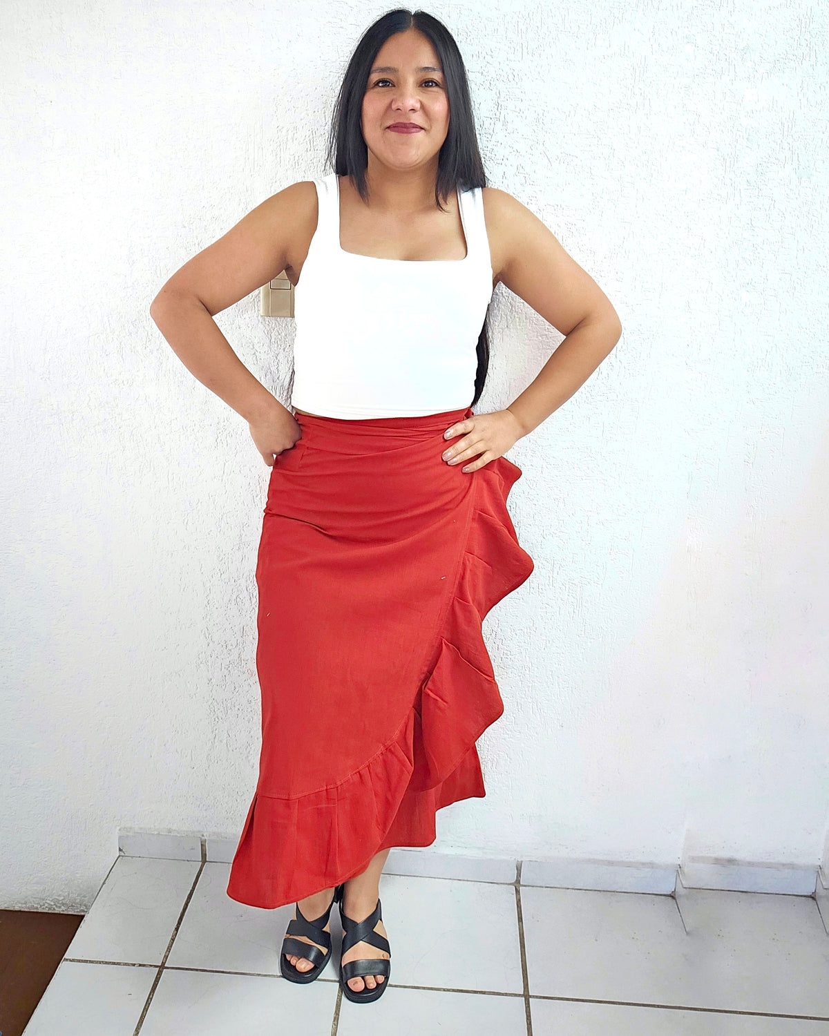 Falda Envolvente Naranja