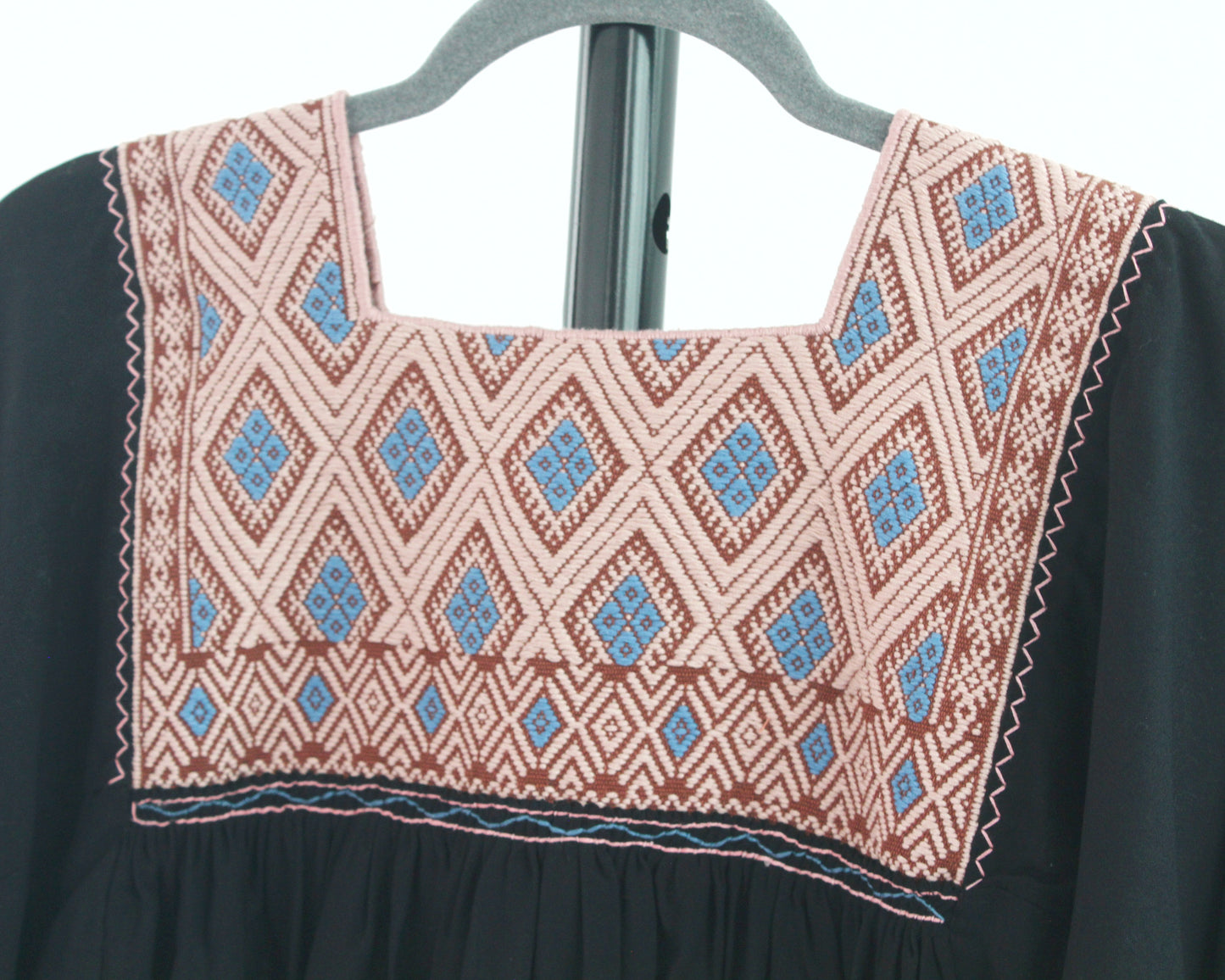 Blusa Elena Negro Beige Azul
