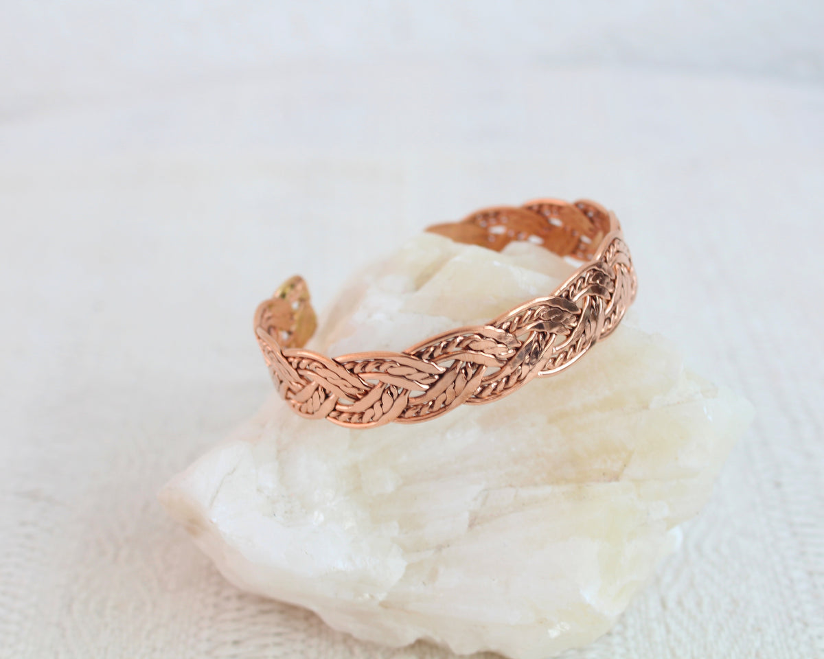 Pulsera Cobre Trenza