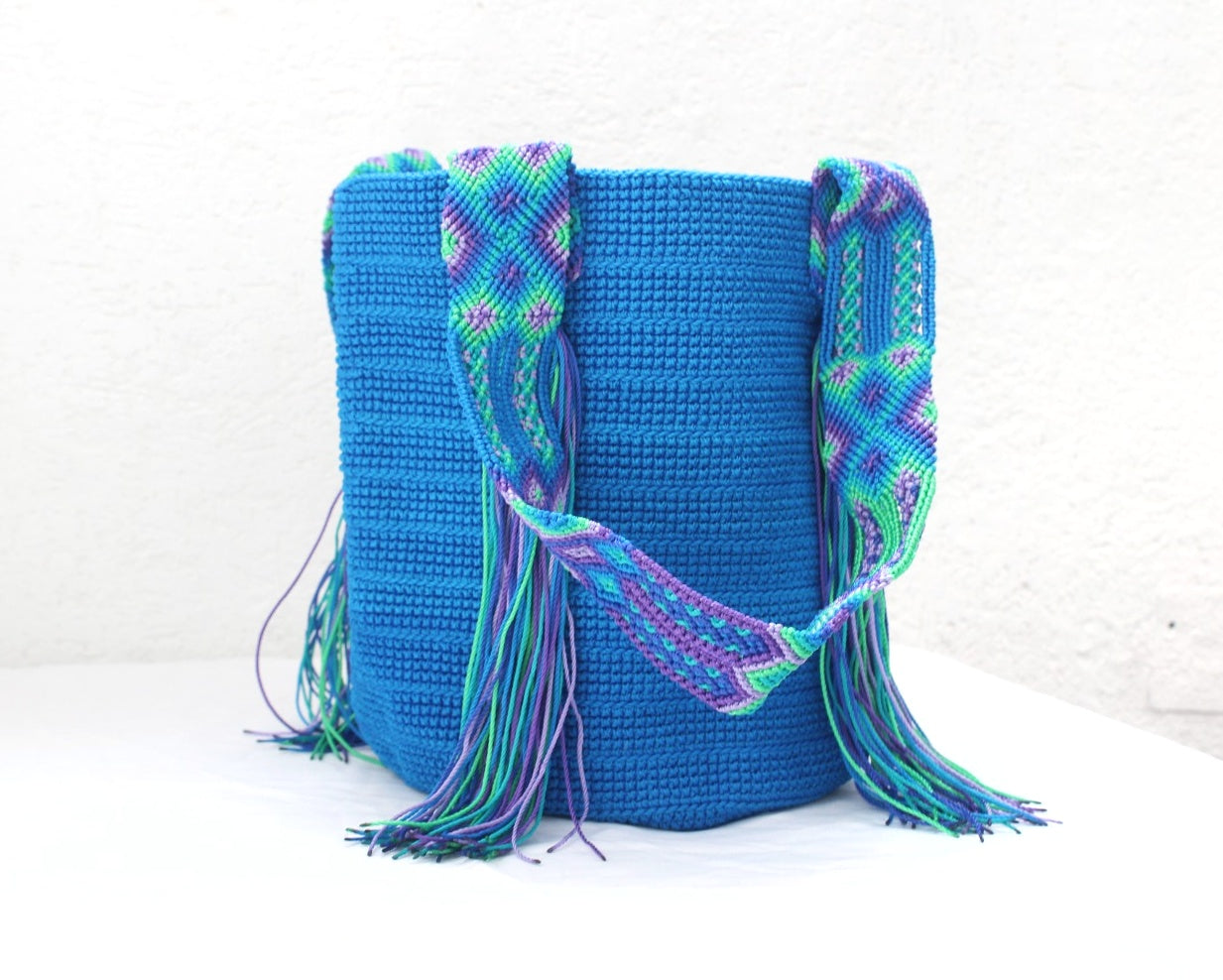 Bolso de mano Azul Lila Morado