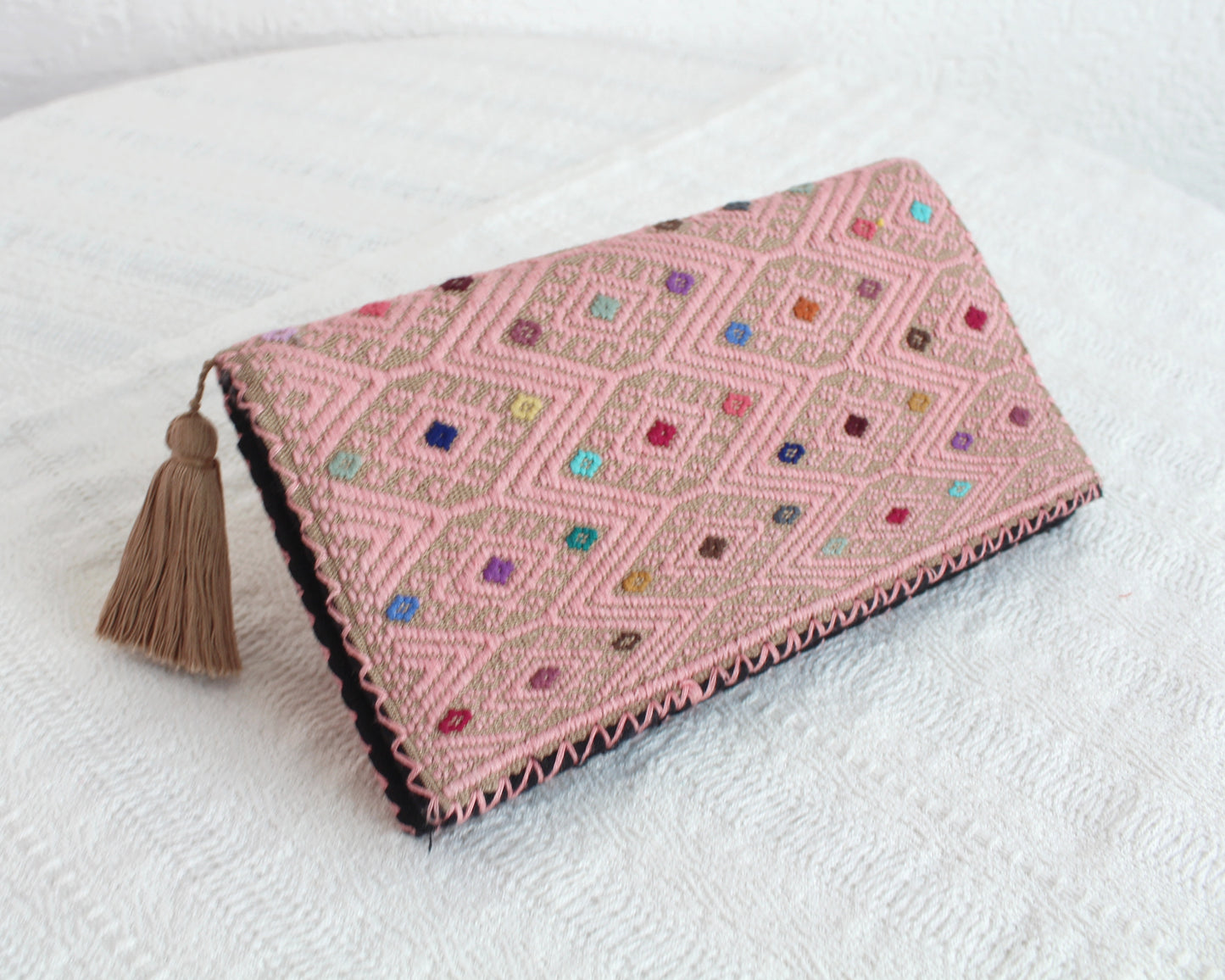 Billetera Pejel Beige Rosa