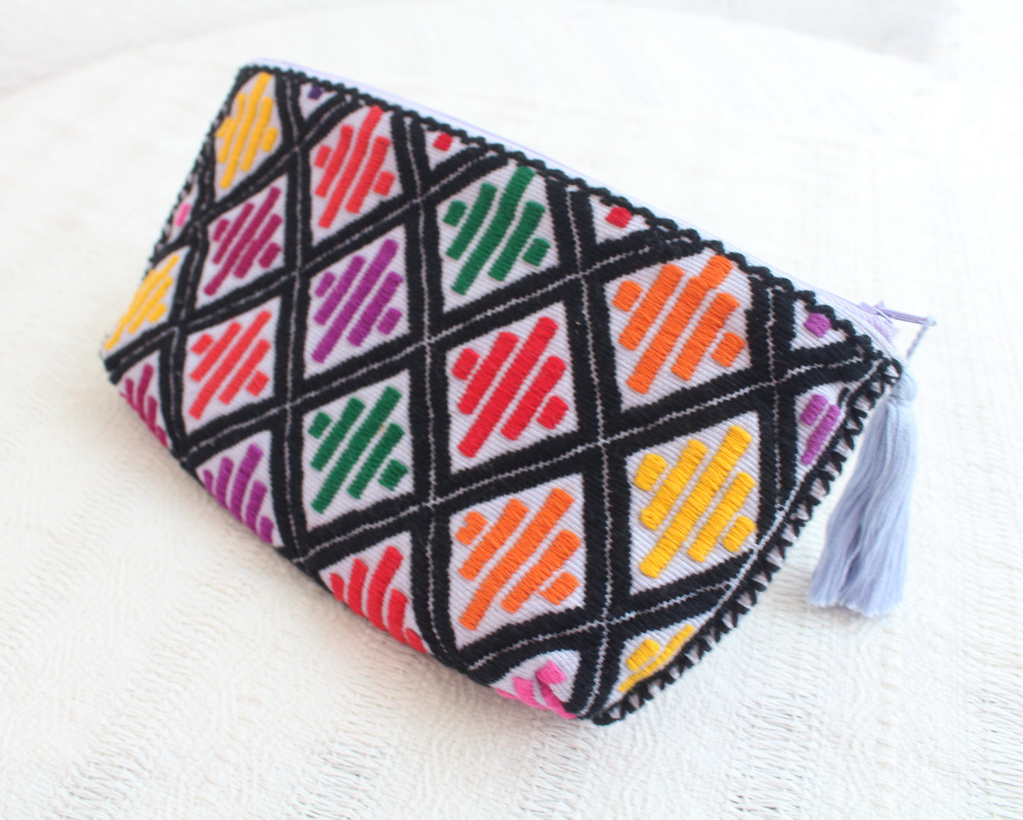 Neceser Líneas Colores Lila