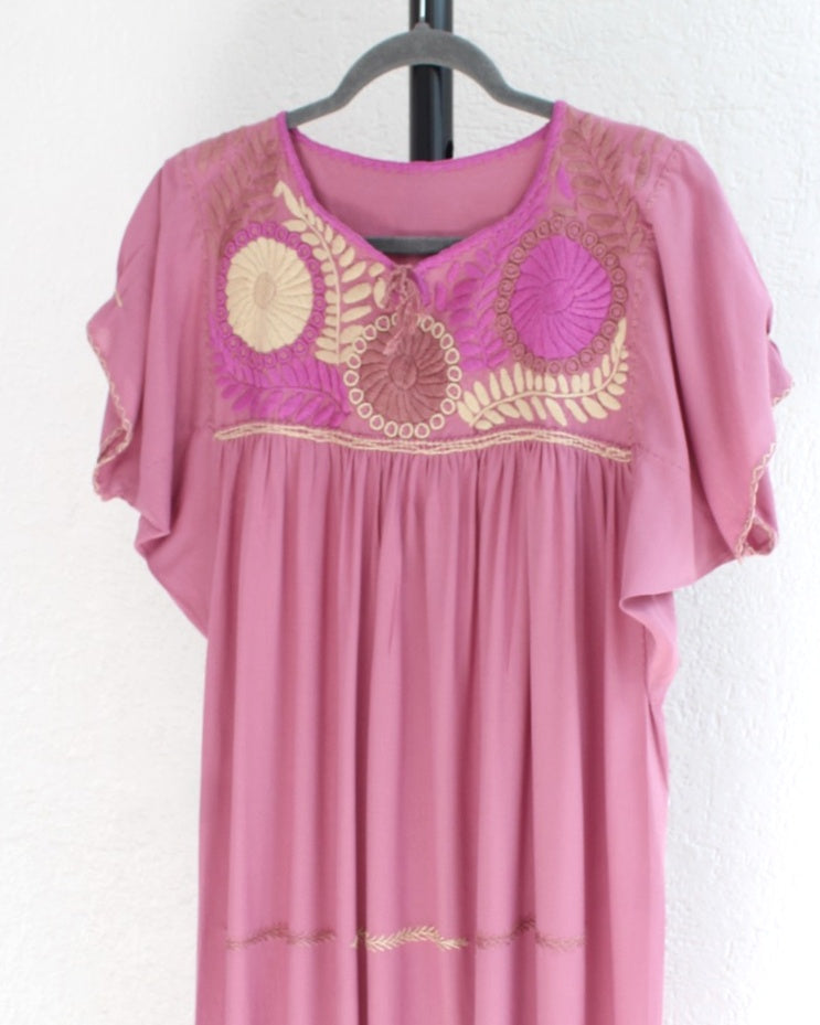 Vestido Rococo Rosa Beige  L , XL , 2XL