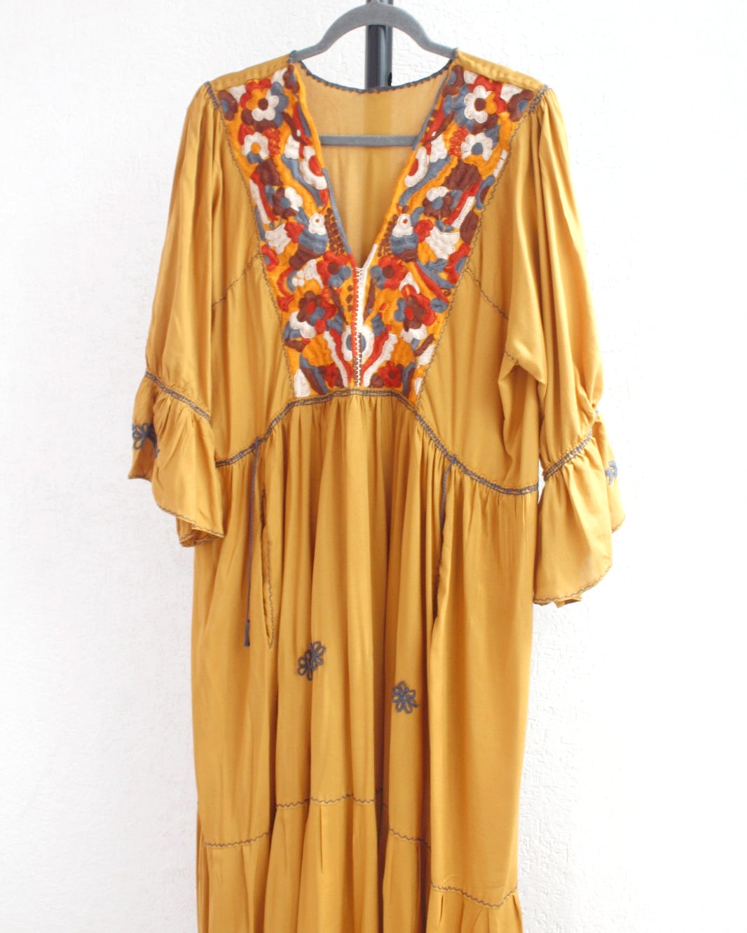 Vestido Blanca Amarillo Colores 2XL