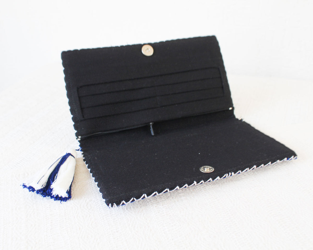 Billetera Alas de  Pajaritos Azul