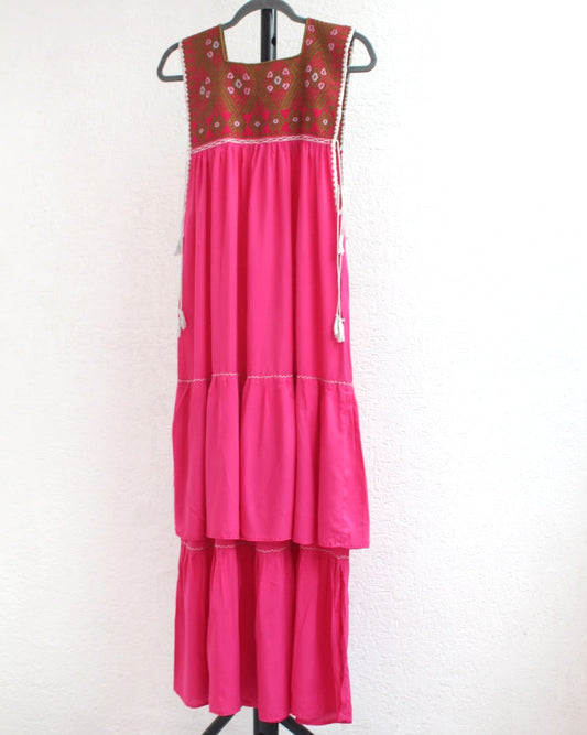 Vestido Teresa Rosa Mx Unitalla