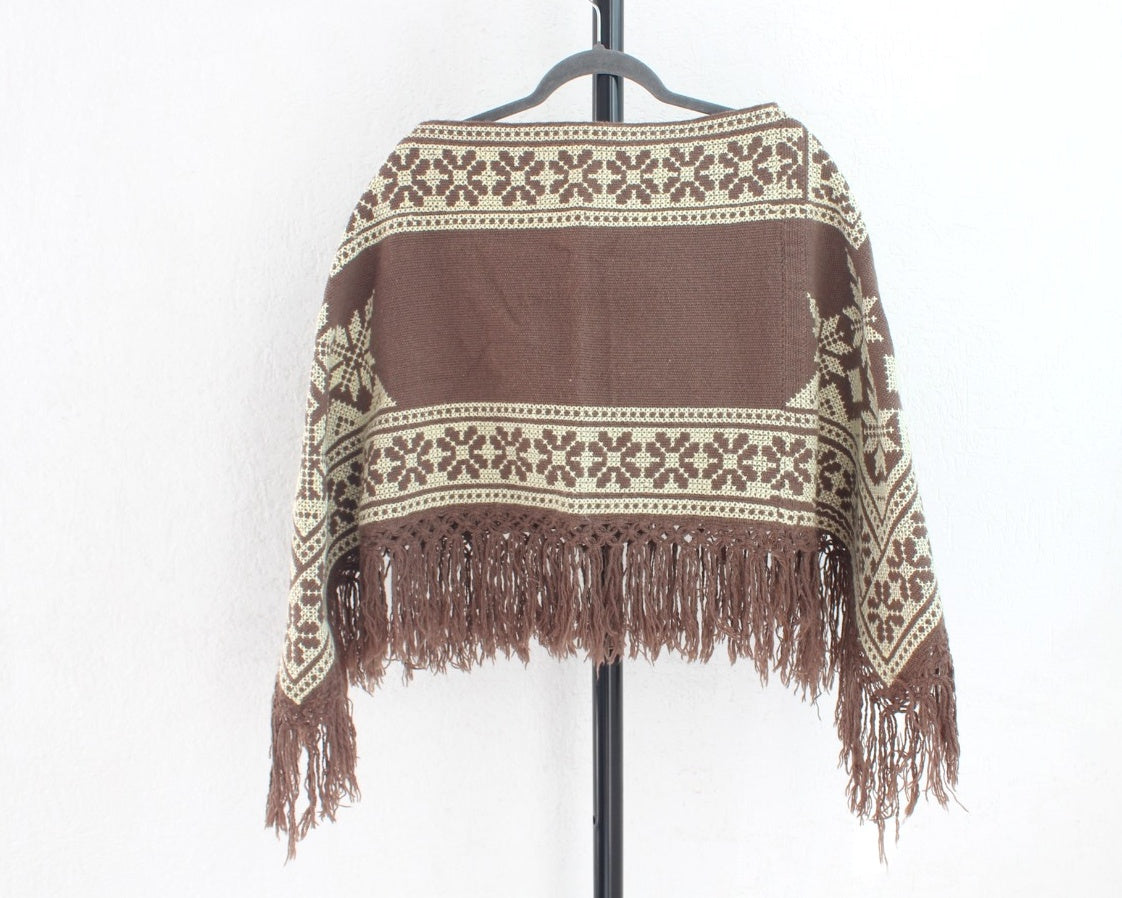 Mañanita Estrellas Café Claro Crema  Punto de Cruz