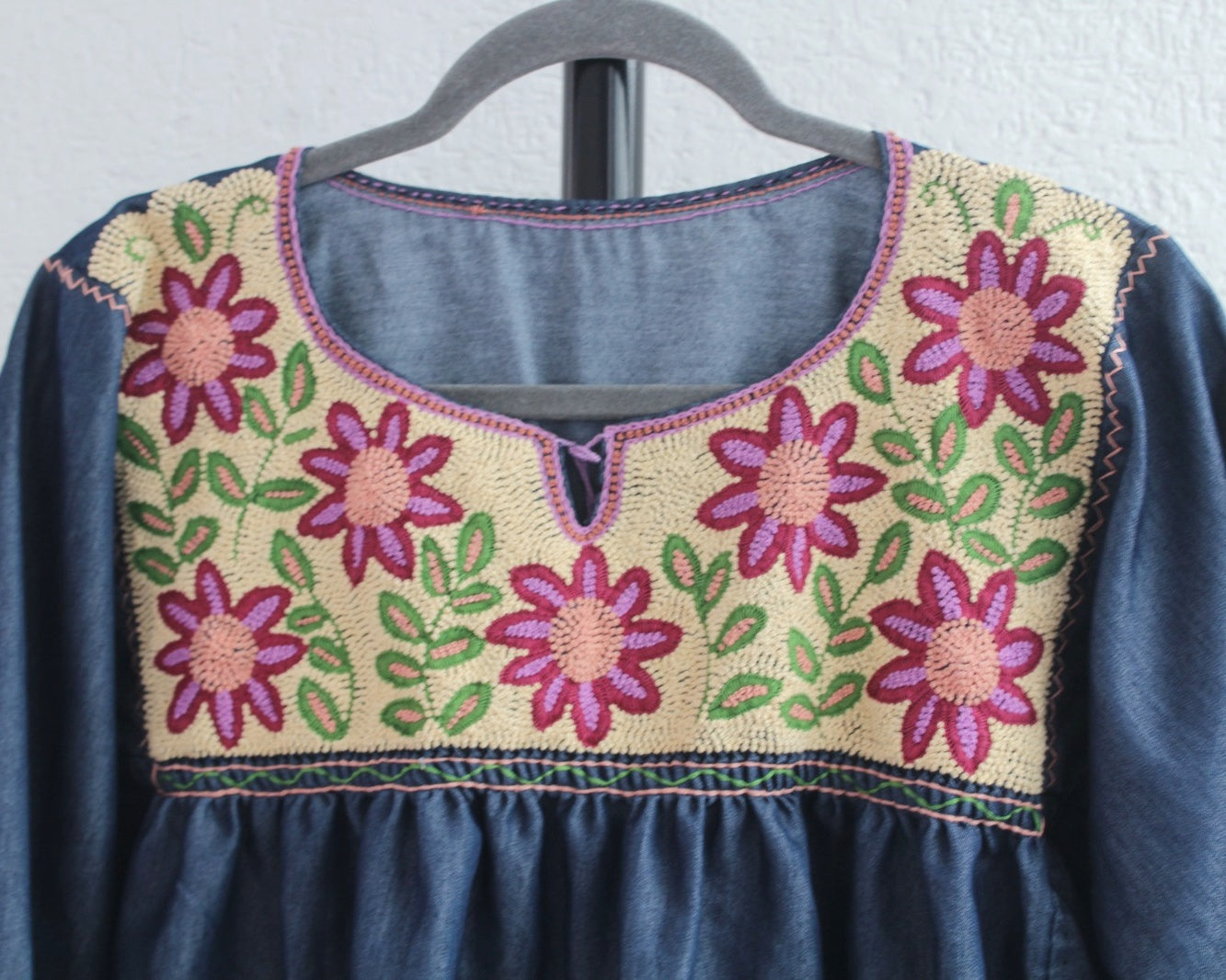 Blusa Leonor Mezclilla Unitalla