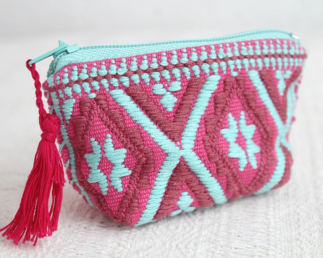 Mini Monedero Estrellas Rosa Aqua